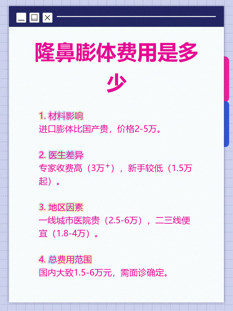 膨体隆鼻的优势