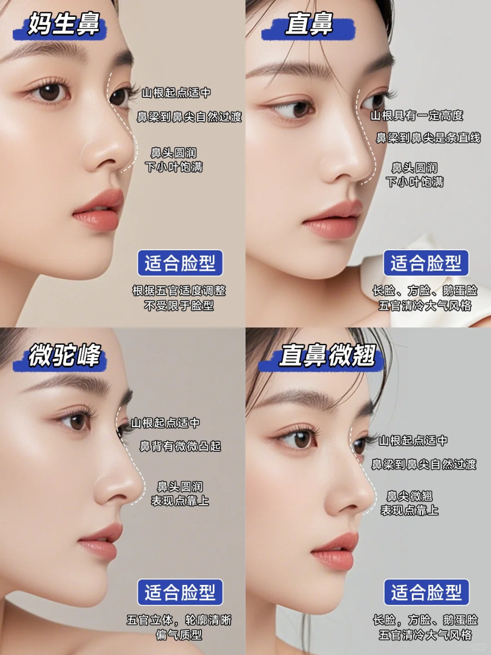 隆鼻隆成什么形态好看?隆鼻手术有哪几种方法?插图 图片